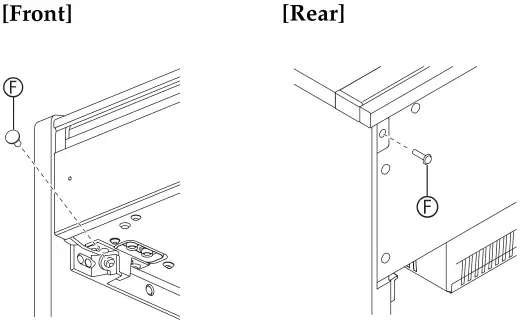 CASIO PX-765 Digital Piano - stand from both