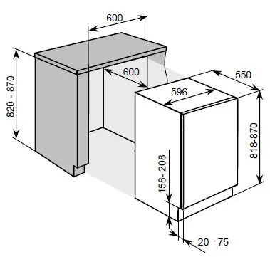 HOOVER H Fridge 300 Mini Built In Fridge - CLEANING AND MAINTENANCE 5