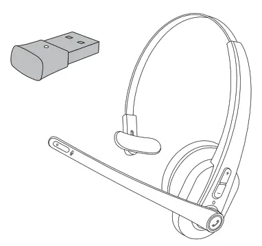 EITIPOK B0BZNP5BK5 Bluetooth Trucker Headset