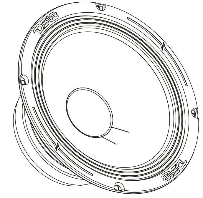 DS18 8PRO300MB-4 8 Inch Professional Mid-Bass Loudspeaker