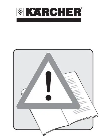 KARCHER BP 3 Home Garden Pump Instruction Manual