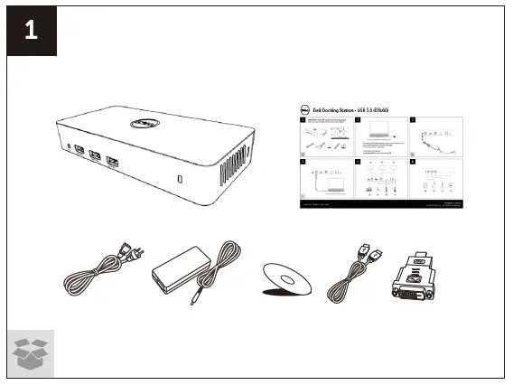 Dell D3100 Docking Station USB 3.0 fig-1