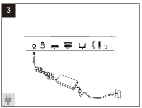 Dell D3100 Docking Station USB 3.0 fig-3