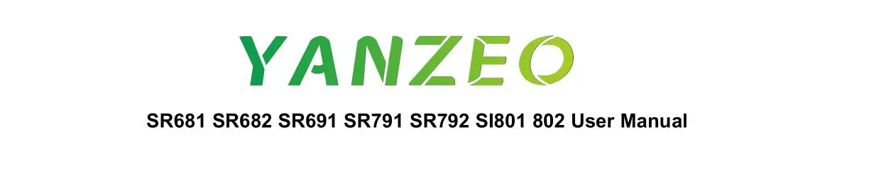 YANZEO SR681 UHF RFID Reader User Manual