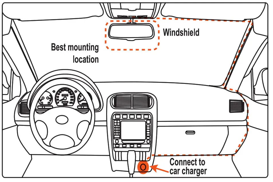 PAPAGO N291S Driving Recorder Camera - Removal