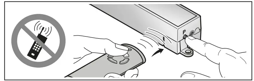 HORMANN Receiver HE 3 BiSecur, HE 3-MCX BiSecur - Teaching in a radio code