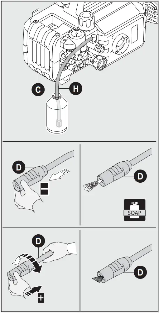 AR BLUE CLEAN AR675 Electric Pressure Washer - ASSEMBLY INSTRUCTIONS 12