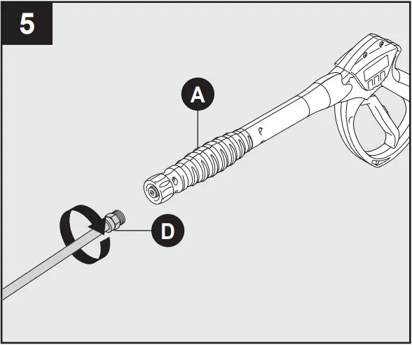 AR BLUE CLEAN AR675 Electric Pressure Washer - ASSEMBLY INSTRUCTIONS 5