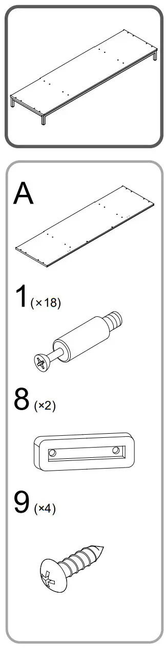 SEI Furniture FS1217356 Daltaire Smart Electric Fireplace - Assembly 1