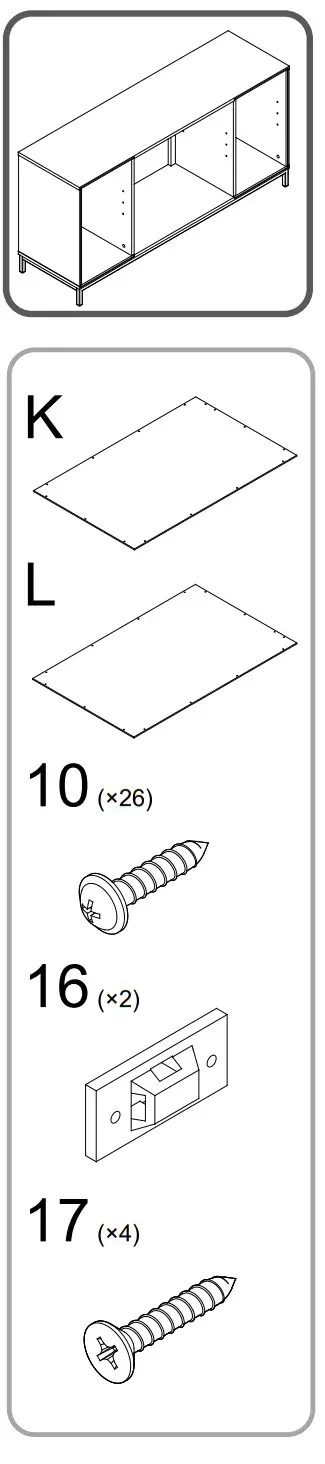 SEI Furniture FS1217356 Daltaire Smart Electric Fireplace - Assembly 2