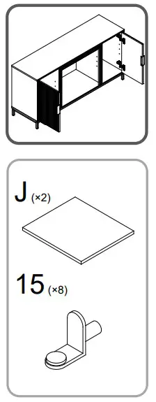 SEI Furniture FS1217356 Daltaire Smart Electric Fireplace - Assembly 4