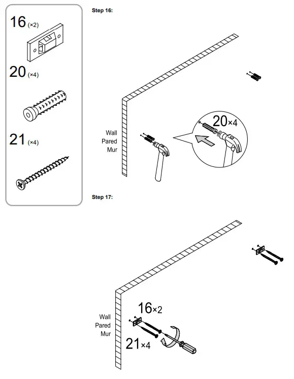 SEI Furniture FS1217356 Daltaire Smart Electric Fireplace - Assembly 7