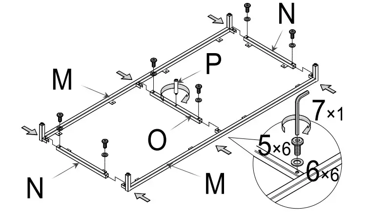 SEI Furniture FS1217356 Daltaire Smart Electric Fireplace - Attach Frame