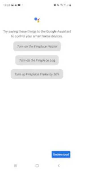 SEI Furniture FS1217356 Daltaire Smart Electric Fireplace - Finish setup 2