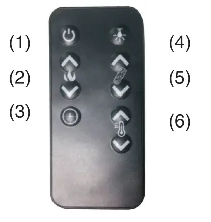 SEI Furniture FS1217356 Daltaire Smart Electric Fireplace - Remote Conrol