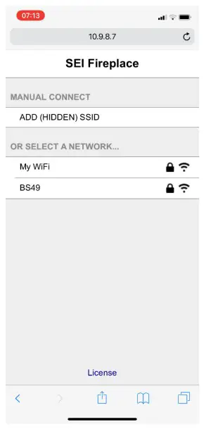 SEI Furniture FS1217356 Daltaire Smart Electric Fireplace - WiFi network