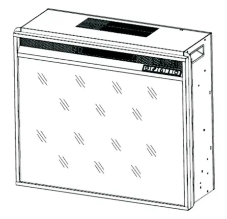 SEI Furniture FS1217356 Daltaire Smart Electric Fireplace - fig