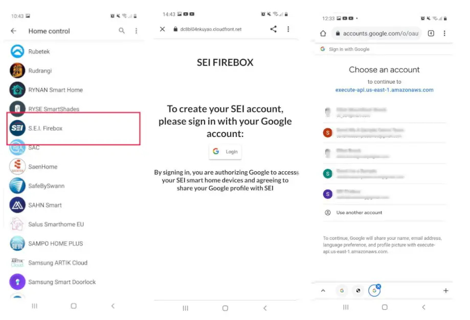 SEI Furniture FS1217356 Daltaire Smart Electric Fireplace - r Google account