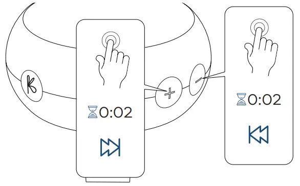 KREAFUNK aGO 2 Bluetooth Speaker - Change track