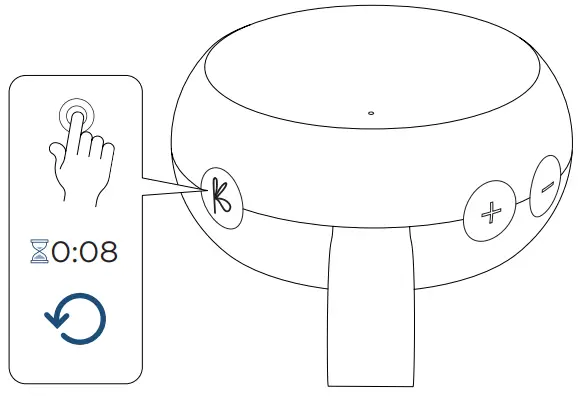 KREAFUNK aGO 2 Bluetooth Speaker - Reset