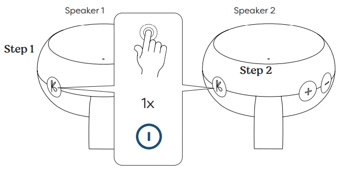 KREAFUNK aGO 2 Bluetooth Speaker - Stereo play