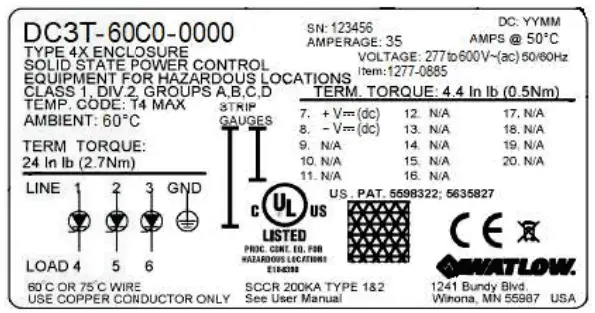 WATLOW DIN A MITE Power Controllers - fig1