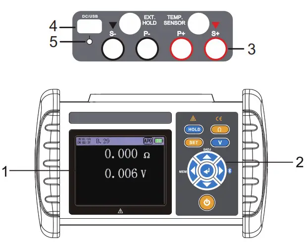 UNI T UT677A Battery Resistance Tester - FIG1