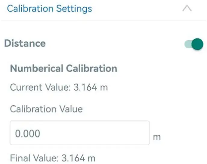 Milesight EM400 UDL Ultrasonic Distance Sensor - Numerical Calibration