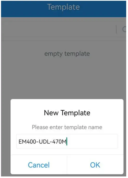Milesight EM400 UDL Ultrasonic Distance Sensor - Template