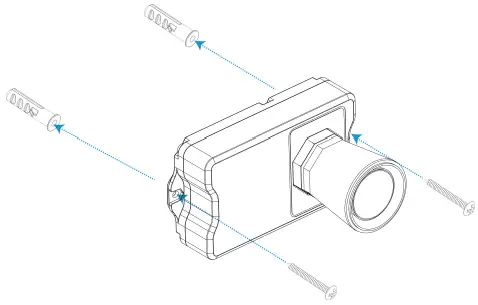 Milesight EM400 UDL Ultrasonic Distance Sensor - mounting screws