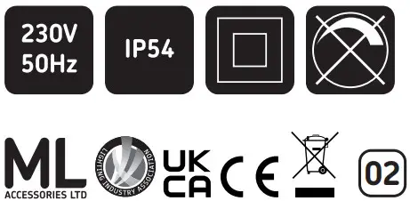 Knightsbridge NH020W 1.2W LED White Aluiminium Round Guide Light - icon 1