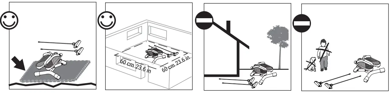 DECATHLON MS 500 Stepper Ivory Pink - fig 1