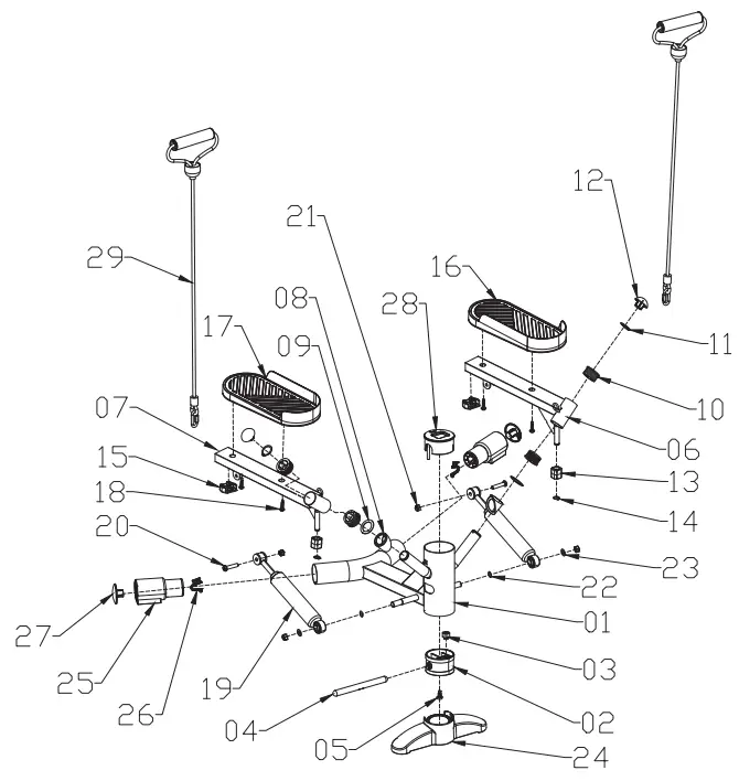 DECATHLON MS 500 Stepper Ivory Pink - fig 6