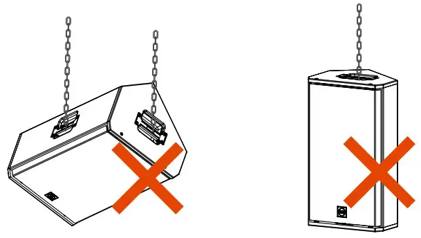 RCF NX 912 SMA Professional Active Stage Monitors - INSTALLATION