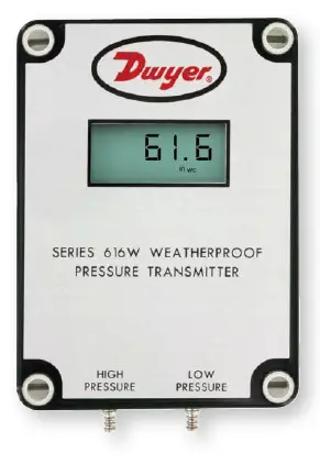Dwyer Series 616W Differential Pressure Transmitter-product