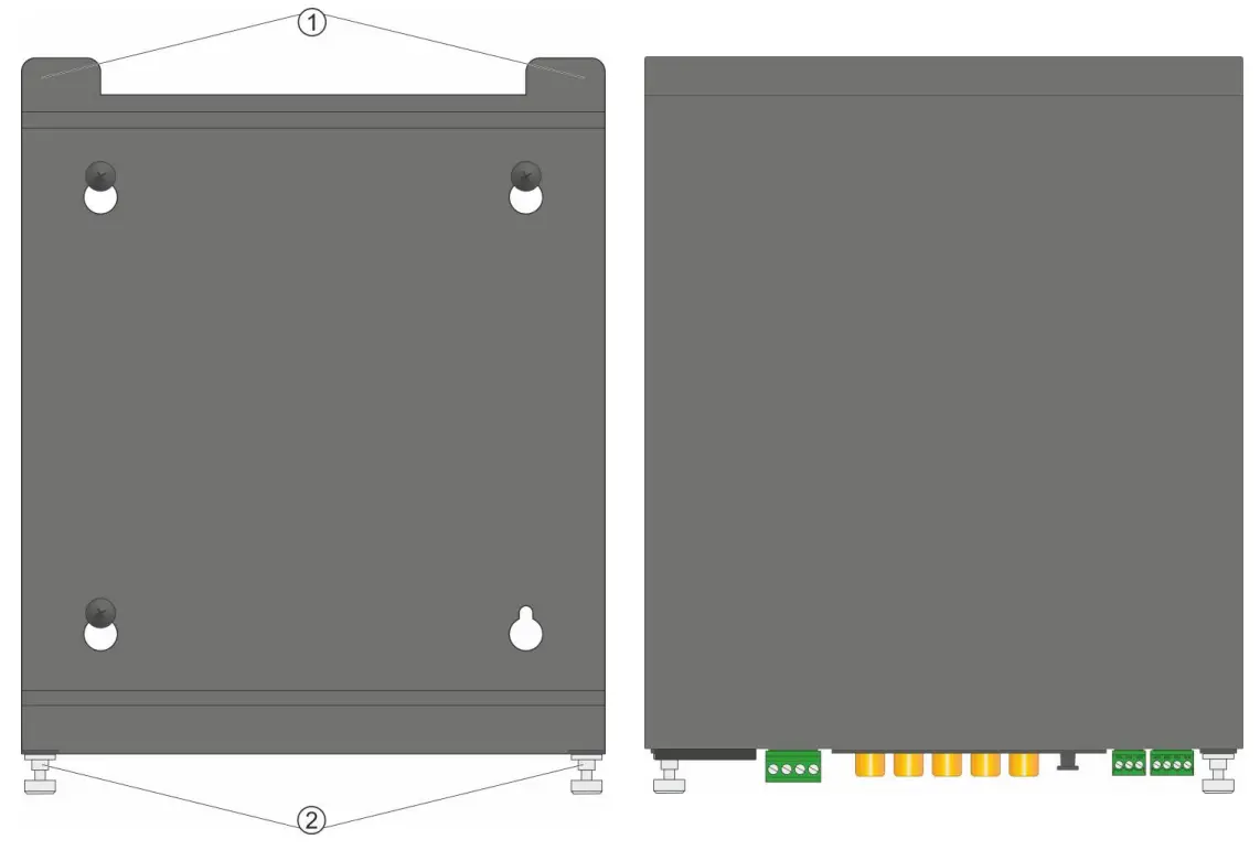 REVOX M30 Multiuser Amplifier - Rack installation2
