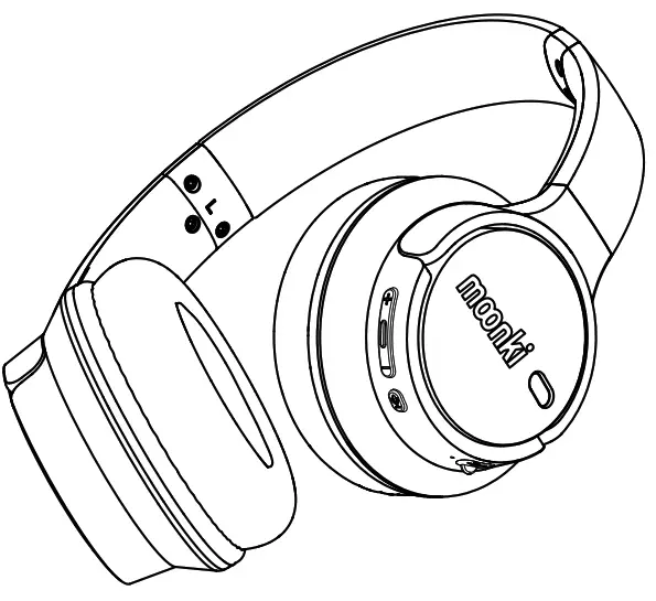 moonki sound MH O710BT Bluetooth High Definition On Ear Foldable Headphones