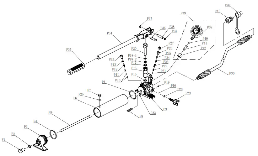 MATCO TOOLS BRK4TB 4 Ton Body Repair Kit - PARTS - PUMP