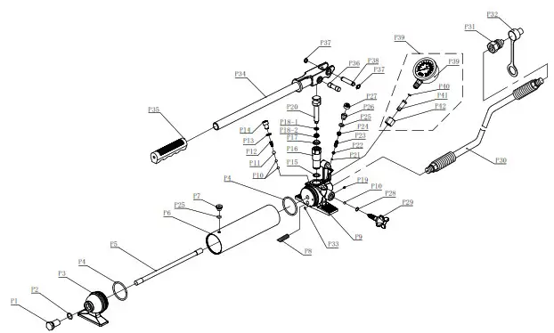MATCO TOOLS BRK4TB 4 Ton Body Repair Kit - PARTS - PUMP1