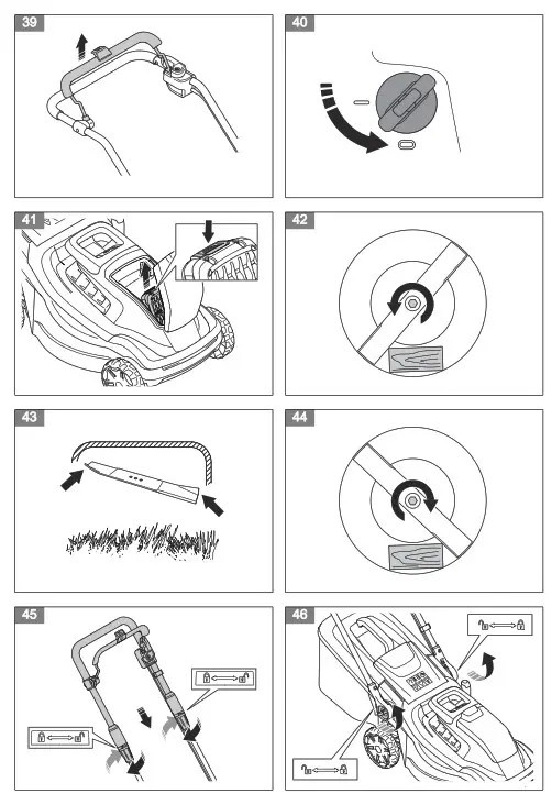 Husqvarna Aspire LC34 P4A Battery Lawn Mower - fig 3