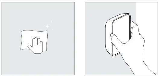 Switchbot Hub 2 Thermometer Hygrometer - glass and ceramic tiles