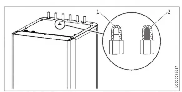 STIEBEL ELTRON HSBC 200 L Integral Cylinder - connector