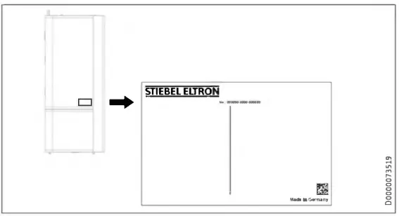 STIEBEL ELTRON HSBC 200 L Integral Cylinder - plate