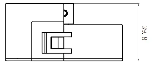 PowerUC PSTT036 Split Core Current Transformer - Side view