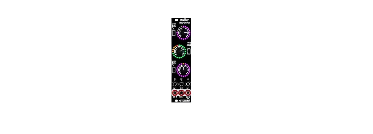 Mlten Modular Motion Meter Three Channel Signal Visualiser With Attenuators Instructions