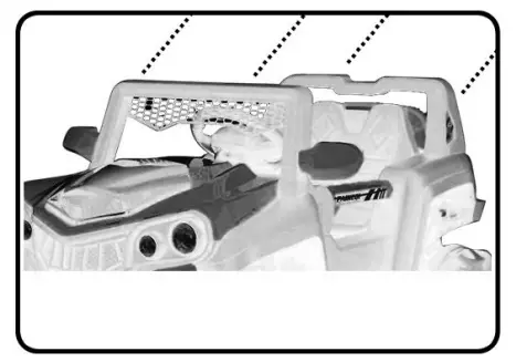 babyhug Azure ATV Ride On Jeep - assembly 4