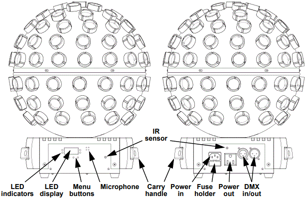 CHAUVET-DJ-Rotosphere-HP-High-Powered-8-Color-Mirror-Ball-Light-fig-1