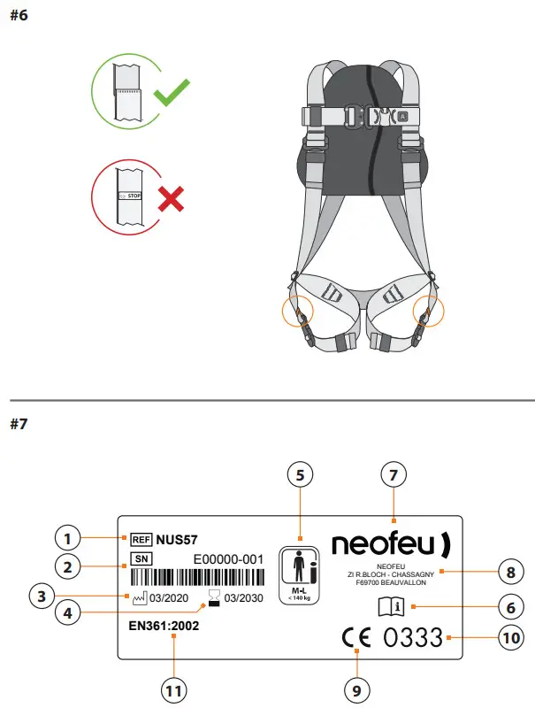 neofeu NUS57 Full Body Harness - fig 3