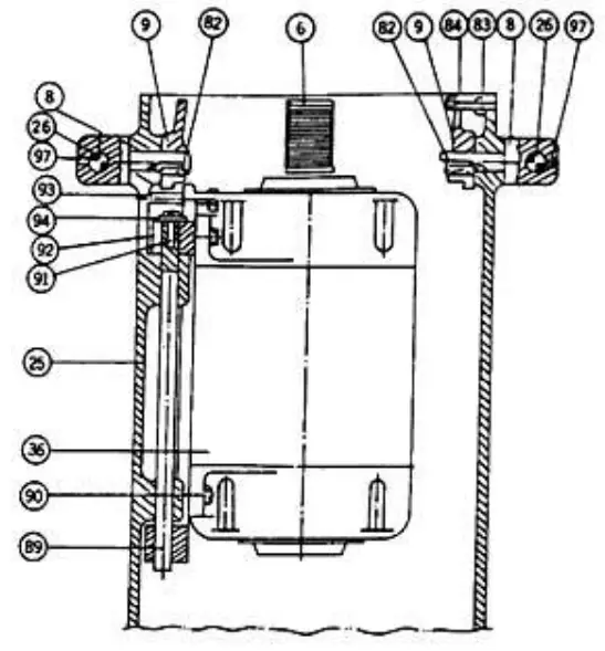 IBE KL100R Spiral Mixer - Spare Parts Drawings 1