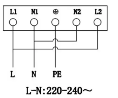Connecting the hob to the mains power supply